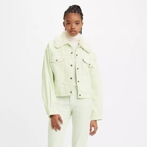 Levi's Women's Sherpa Baby‎ Baggy Trucker Jacket